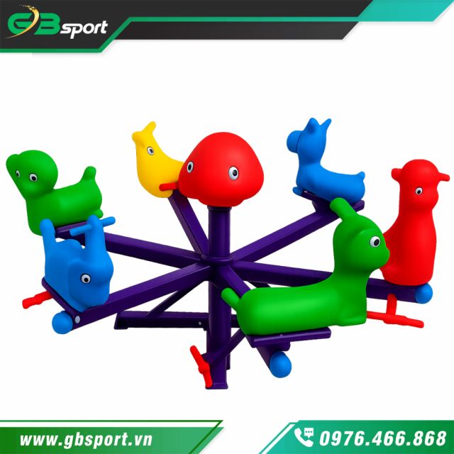 Mâm xoay trẻ em 6 thú GS-037